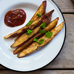 Get-Your-Glow-On Sweet Potato Wedges